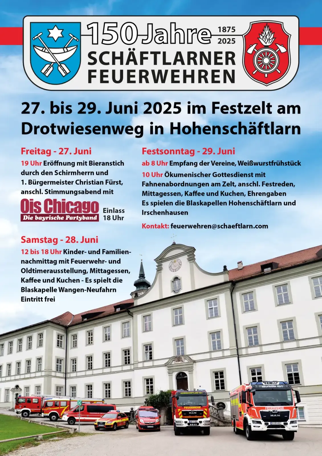 150 Jahrfeier der Schäftlarner Gemeindefeuerwehren
