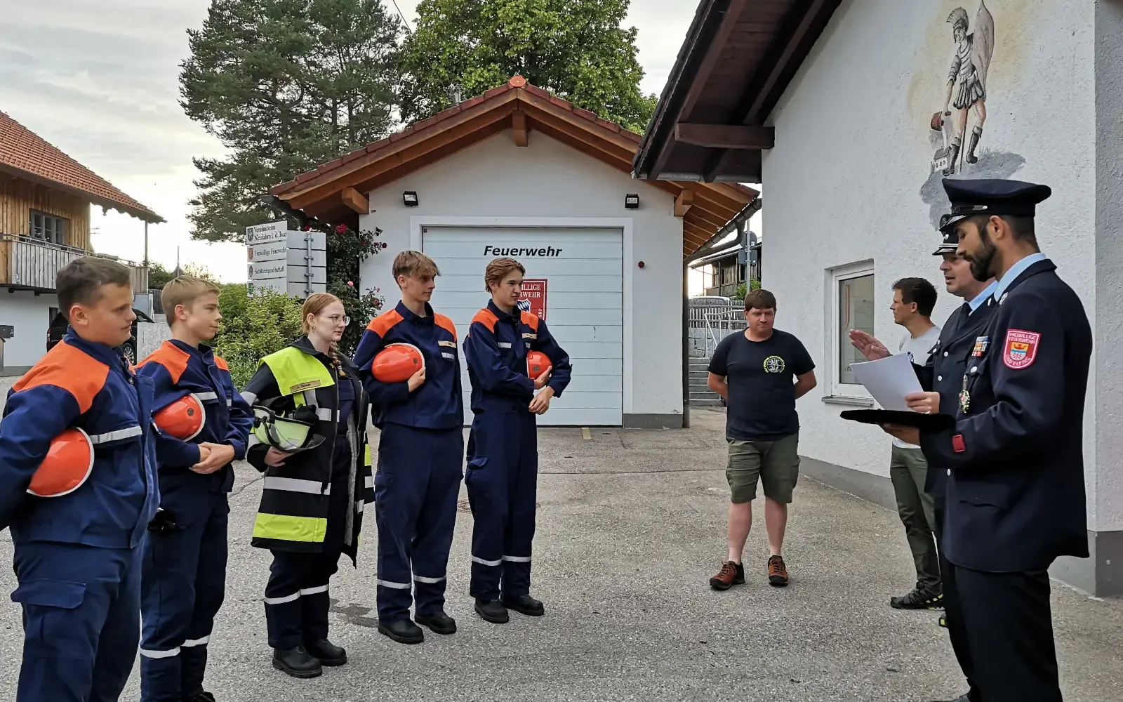 Fünf Jugendliche aus Neufahrn haben sich der Jugendleistungsprüfung gestellt