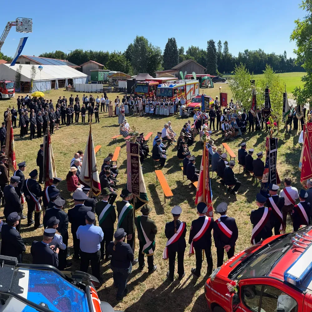 Viele Feuerwehren nahmen am Festgottesdienst teil